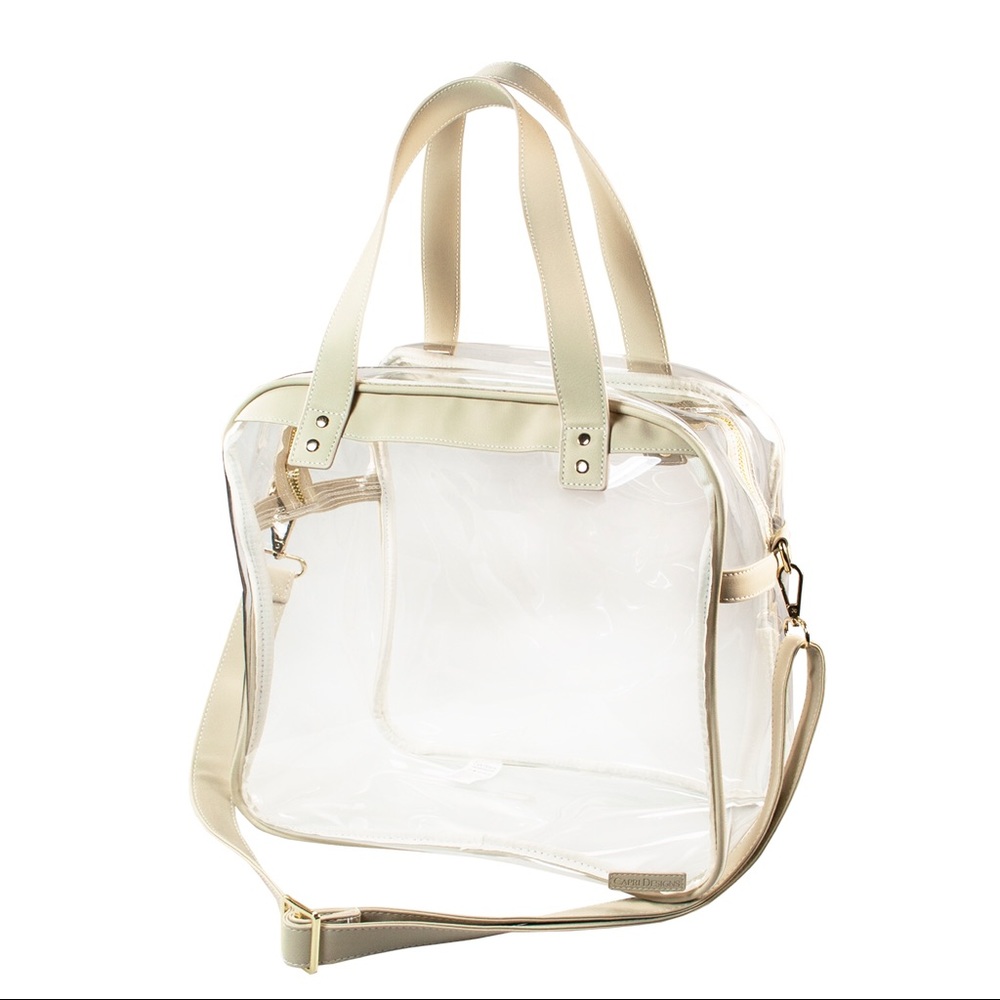 🤩 tan tote bag 🤩 Clear Bag